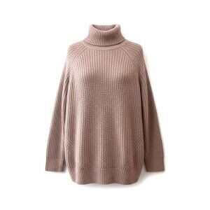 OLD NAVY Soft Beige Turtleneck Tunic Sweater, NWT! Size 3X